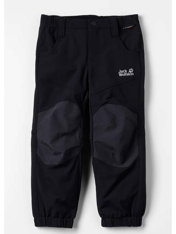 Pantalones-para-niños-Jack-Wolfskin-Negro-Talla-7-8